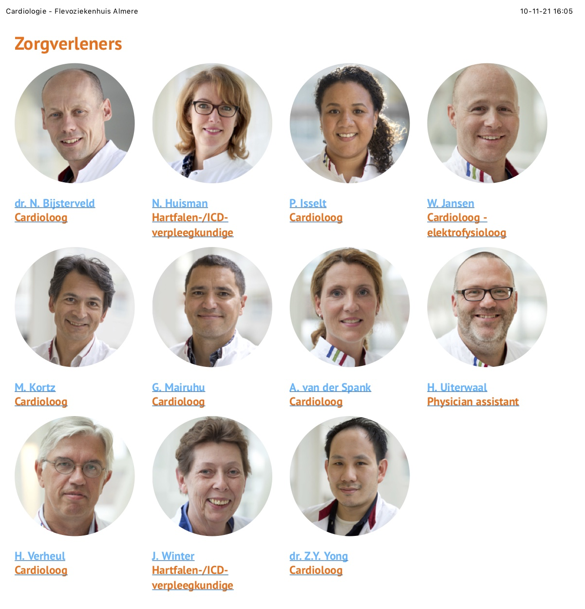 Cardiologie - Flevoziekenhuis Almere